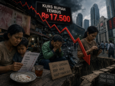 Rupiah Tembus Rp 17.500 Jejak Panjang Kelas Menengah-Bawah Menuju Jurang Ketidakpastian