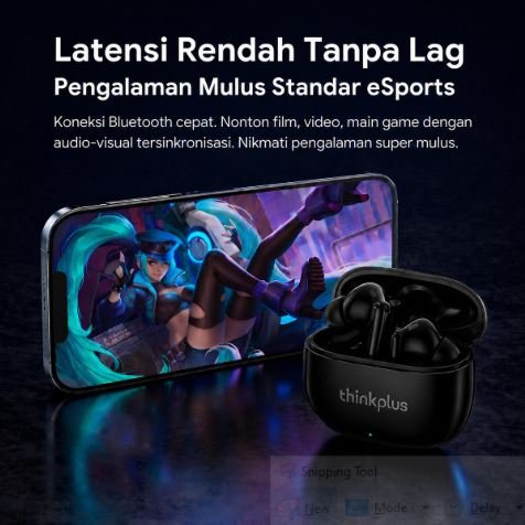 Lenovo MLBB Sun Wukong Earphone Bluetooth TWS - Gambar 2